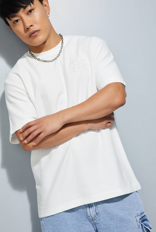 URB_N Men Knit Oversized T-shirt