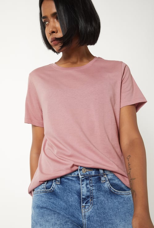 Women Solid T-shirt