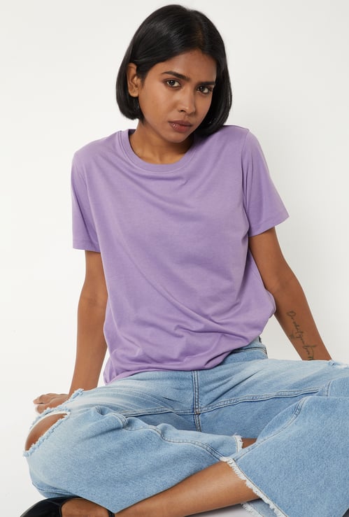 Women Solid T-shirt