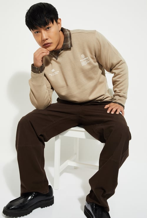 URB_N Men Printed Sweatshirt