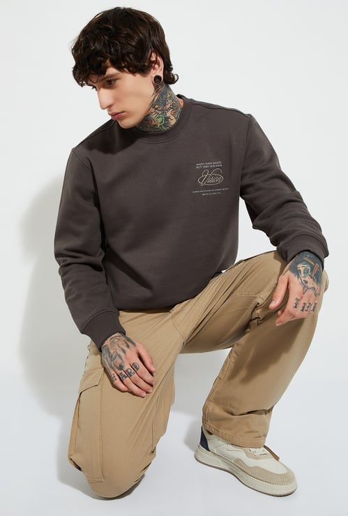 URB_N Men Printed Sweatshirt