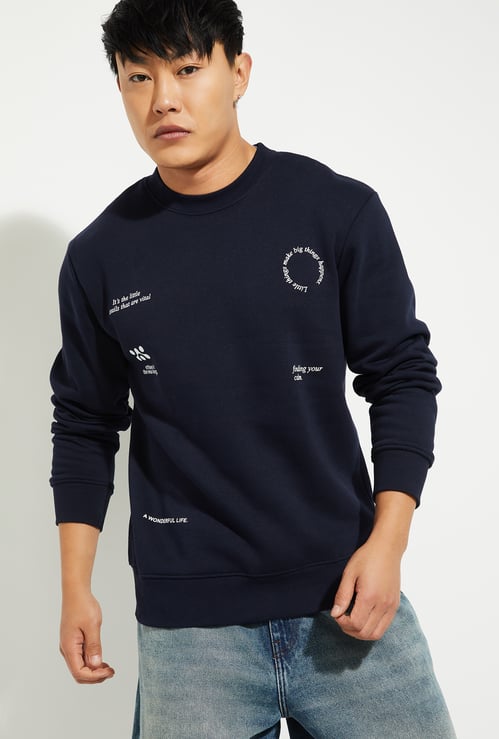 URB_N Men Printed Sweatshirt