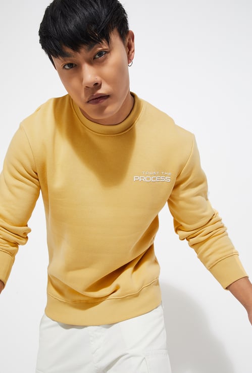 URB_N Men Placement Print Sweatshirt