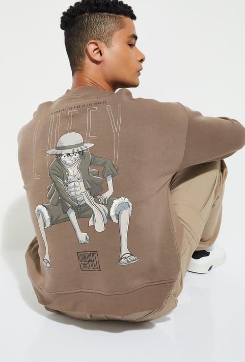 URB_N Men One Piece Printed Oversized Sweatshirt