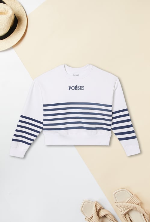 Girls Printed Sweatshirt