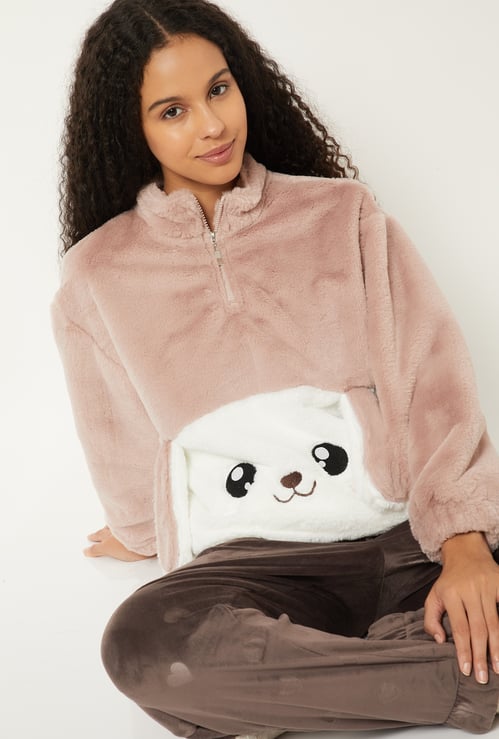 Women Applique Sweatshirt