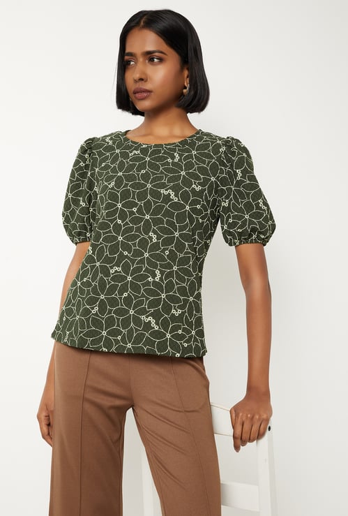 Kalki x Max Women Embroidered Top