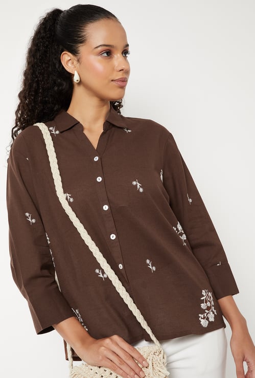 Women Embroidered Shirt