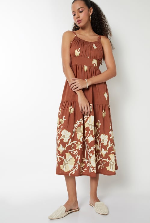 Women Printed A-line Dress