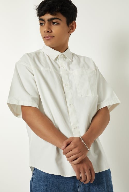 Boys Solid Shirt