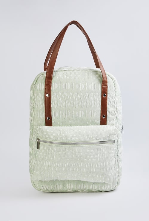 Women Jacquard Backpack