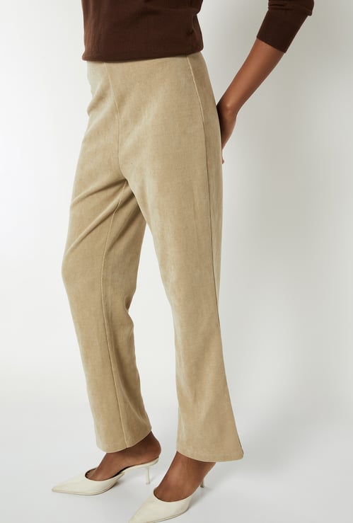 Kalki x Max Women Knit Textured Flared Trousers