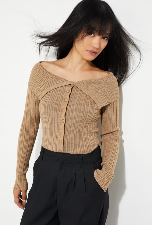 URB_N Women Ribbed Crop Top