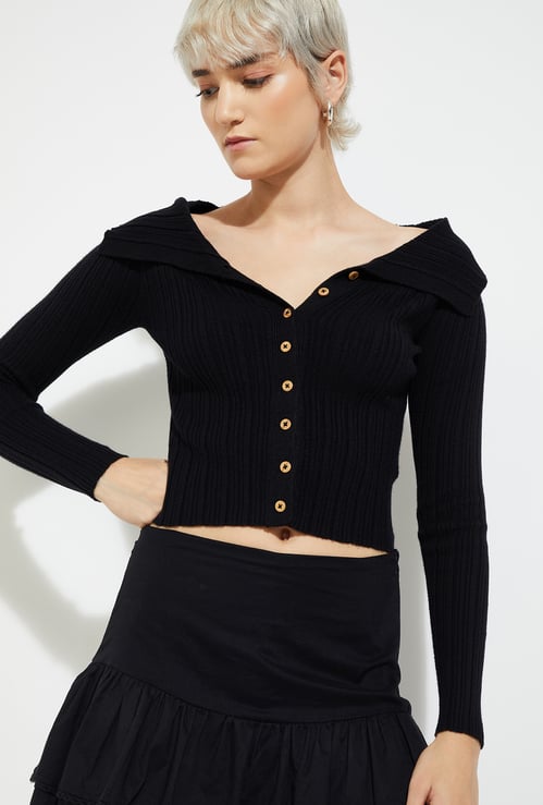 URB_N Women Ribbed Crop Top