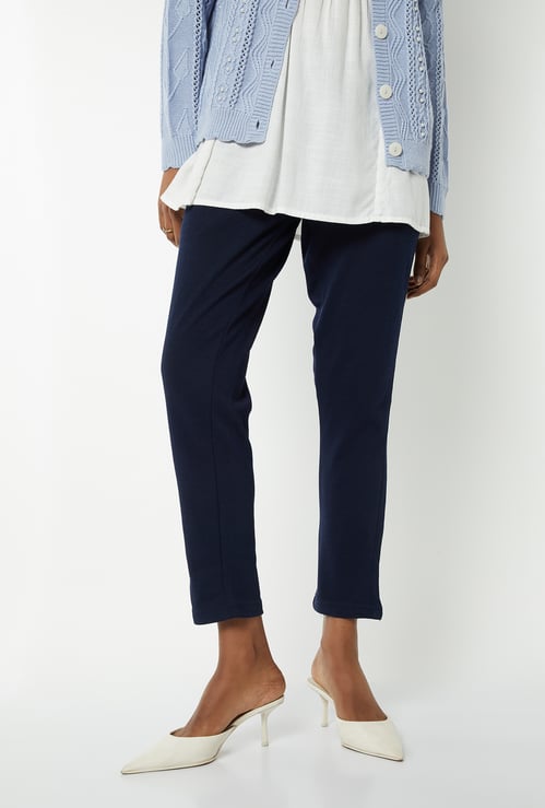 Women Knit Straight Pants
