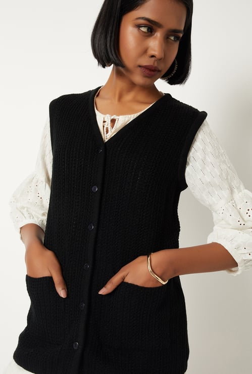 Women Knit Cardigan