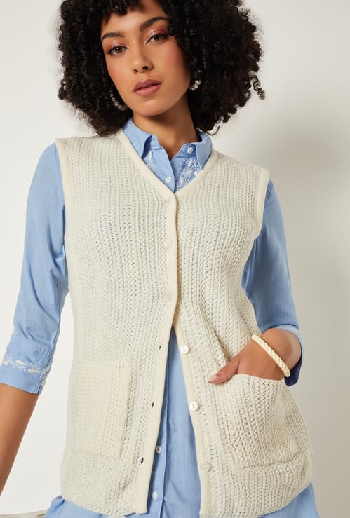 Women Knit Cardigan