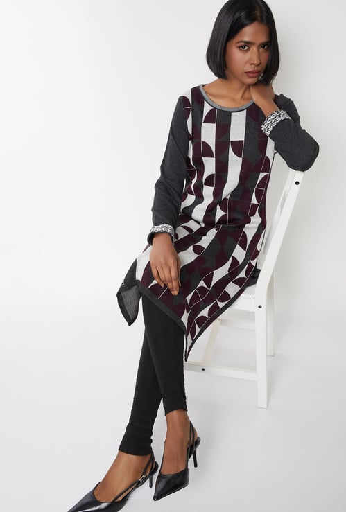 Women Knit Straight Winter Kurta