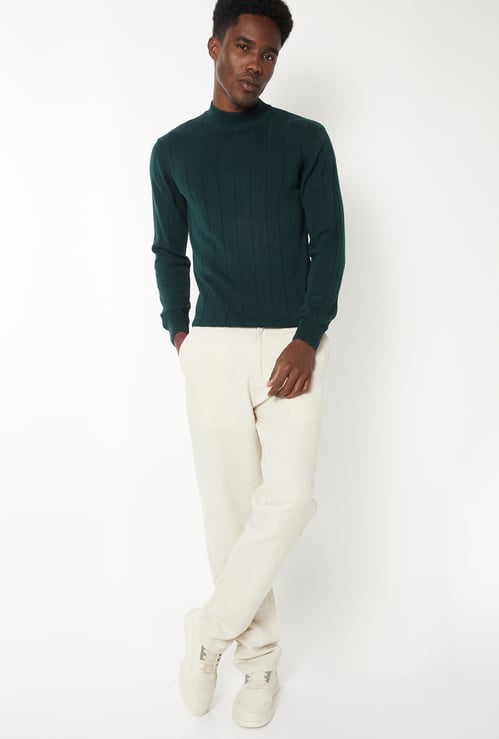 Men Knit Slim Fit Sweater