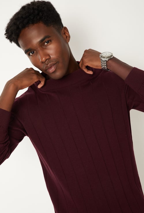 Men Knit Slim Fit Sweater