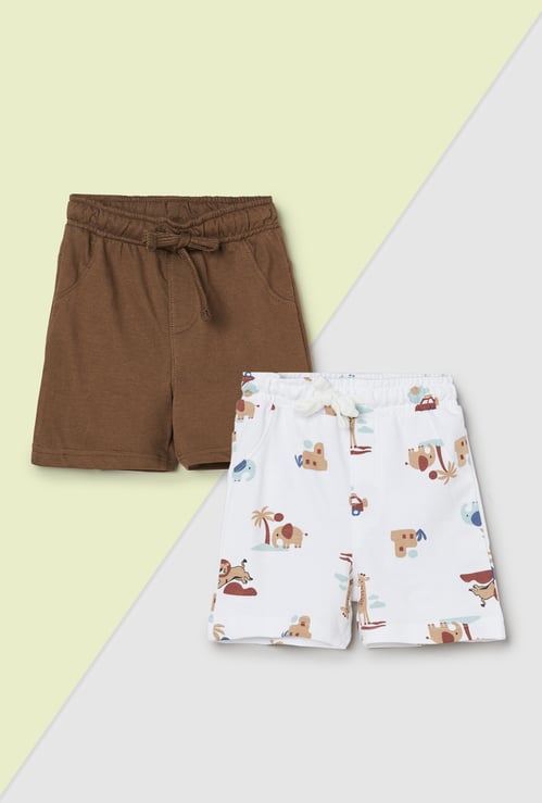 Boys Assorted Shorts - Pack of 2