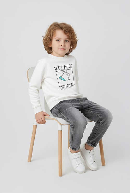 Boys Graphic Print Sweatshirt