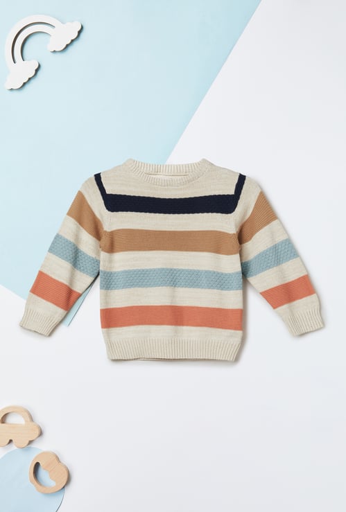 Boys Knit Striped Sweater