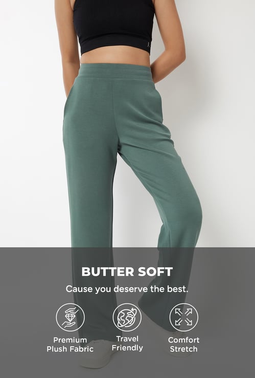 Women Wide Leg Butter Soft Track Pants