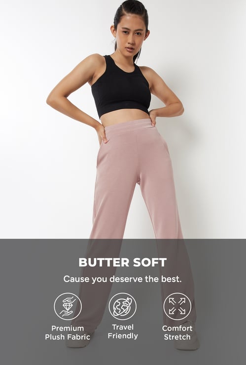 Women Wide Leg Butter Soft Track Pants