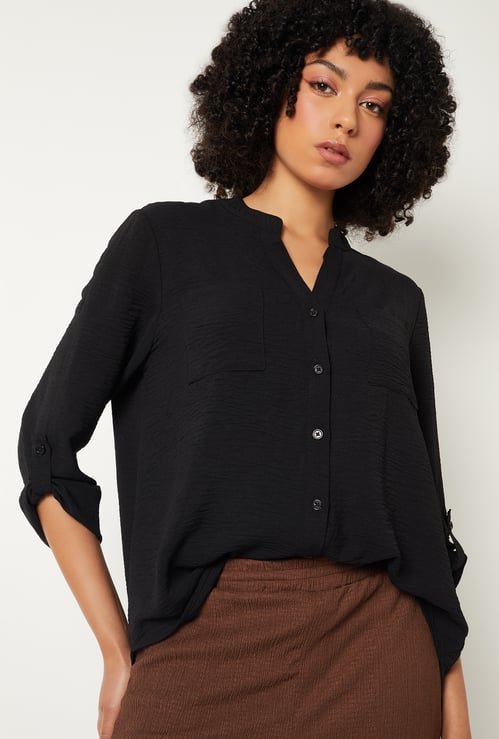 Women Textured Blouse
