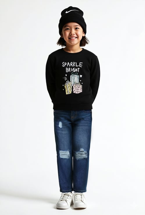 Girls Graphic Print T-shirt