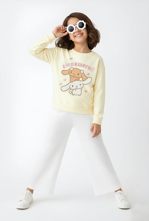 Girls Cinnamoroll Printed Sweatshirt
