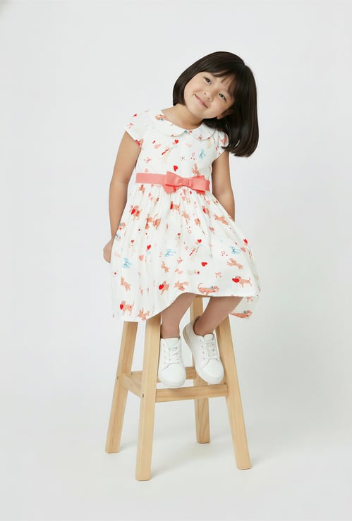 Girls Printed Dress