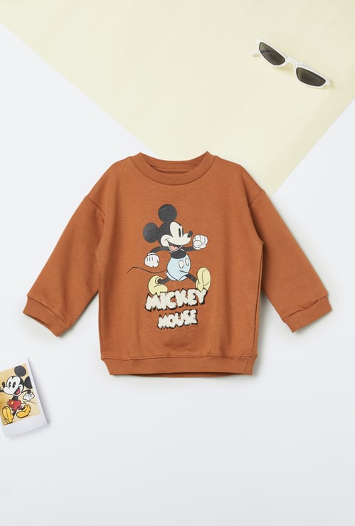 Boys Mickey Chennile Sweatshirt