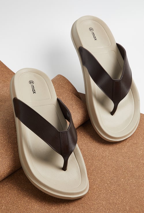 Men V-Strap Moulded Slippers