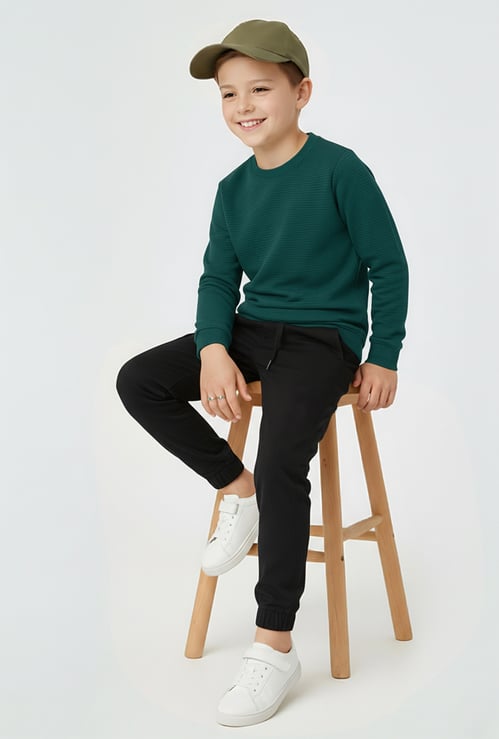 Boys Knit Sweatshirt