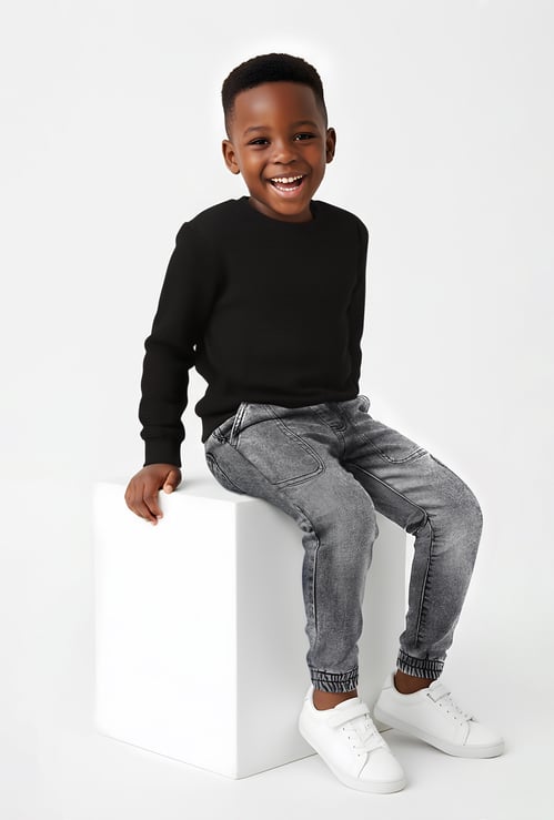 Boys Knit Sweatshirt