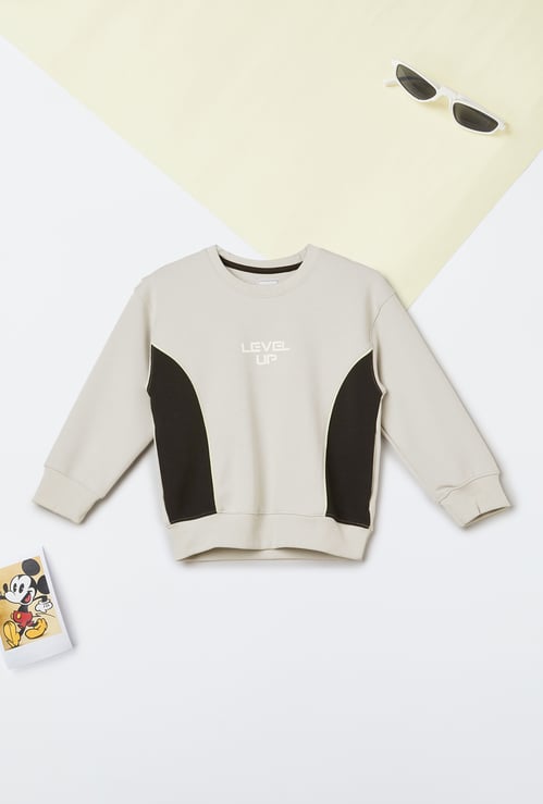 Boys Colourblock Sweatshirt
