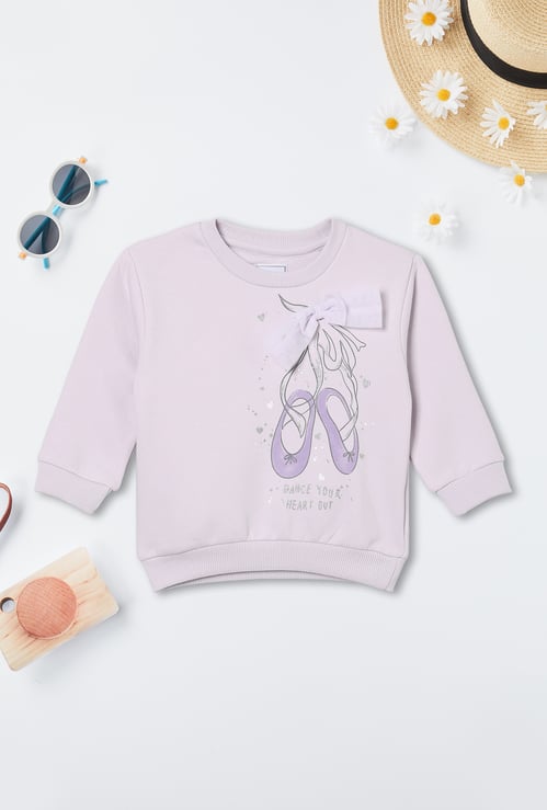 Girls Applique Sweatshirt