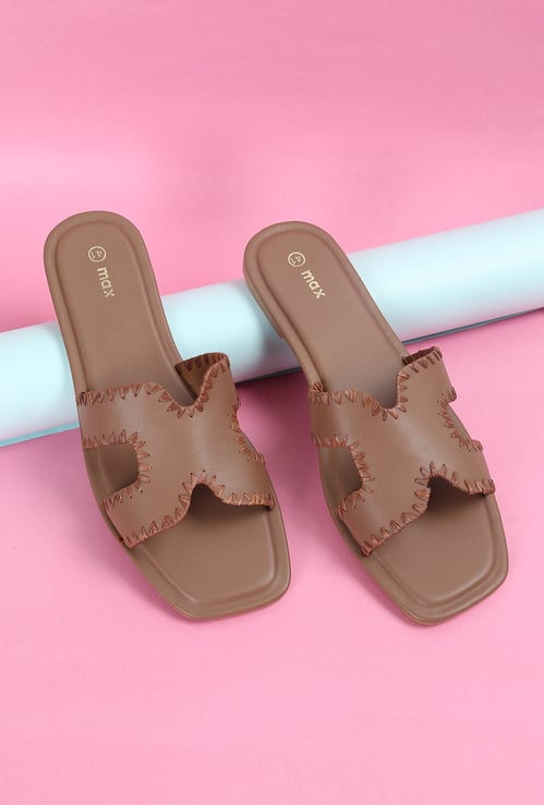 Women Stitched Edges Flats