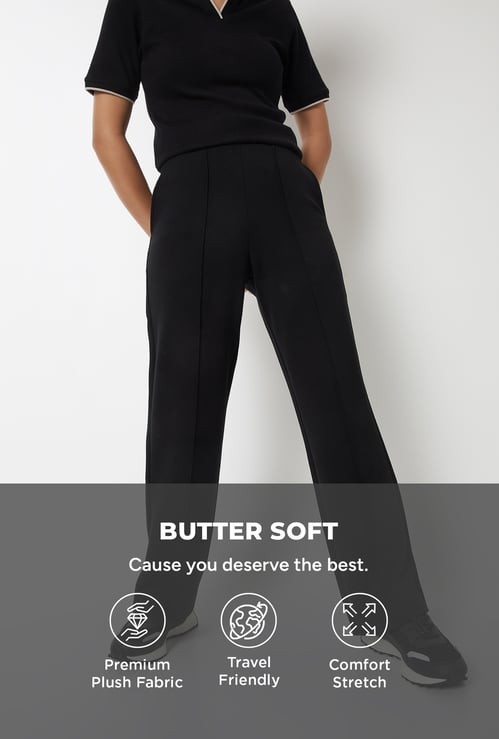 Women Wide Leg Butter Soft Track Pants