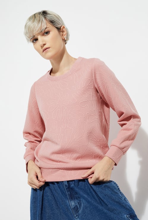 ALAYA F x URB_N Women Patterned Sweatshirt