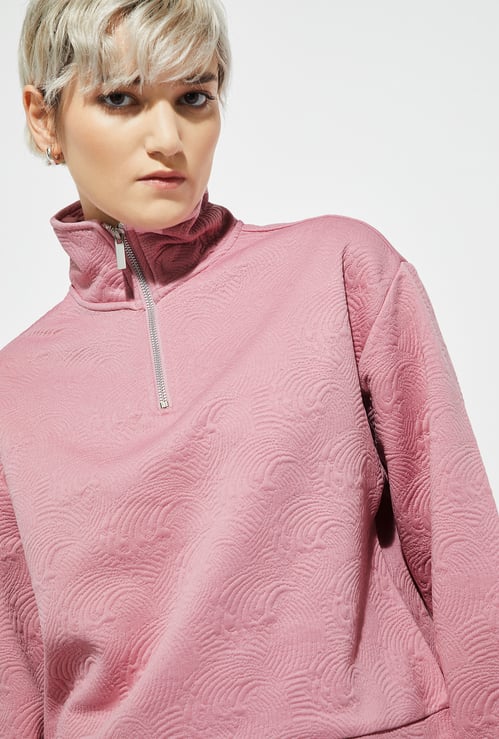 ALAYA F x URB_N Women Patterned Sweatshirt