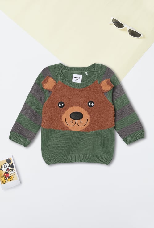 Boys Knit Applique Sweater