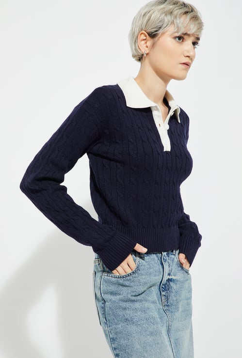 ALAYA F x URB_N Women Knit Sweater