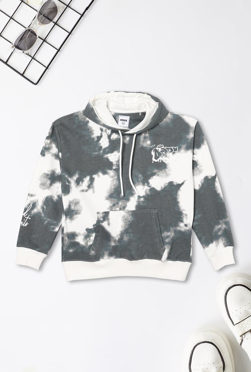 Boys Tie & Dye Hooded Sweatshirt