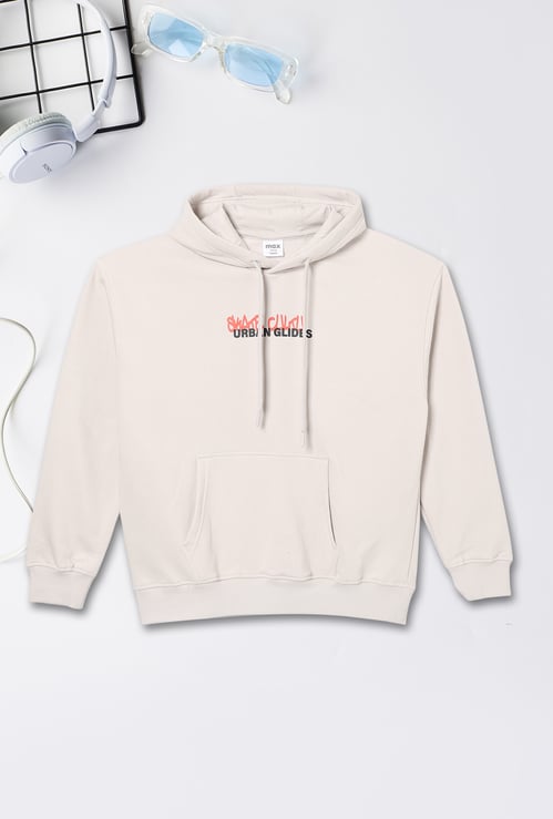 Boys Printed Hooded Sweatshirt