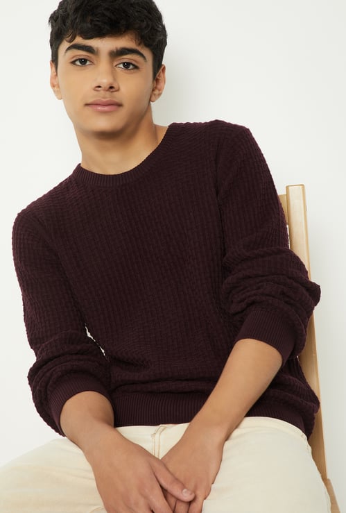 Boys Ribbed Sweater