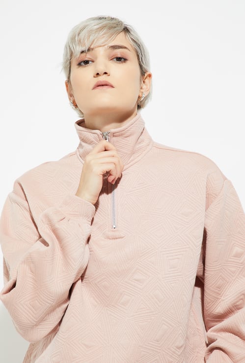 ALAYA F x URB_N Women Patterned Sweatshirt