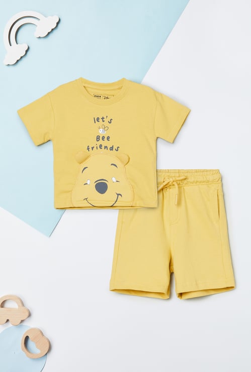Boys Winnie The Pooh Shorts Set